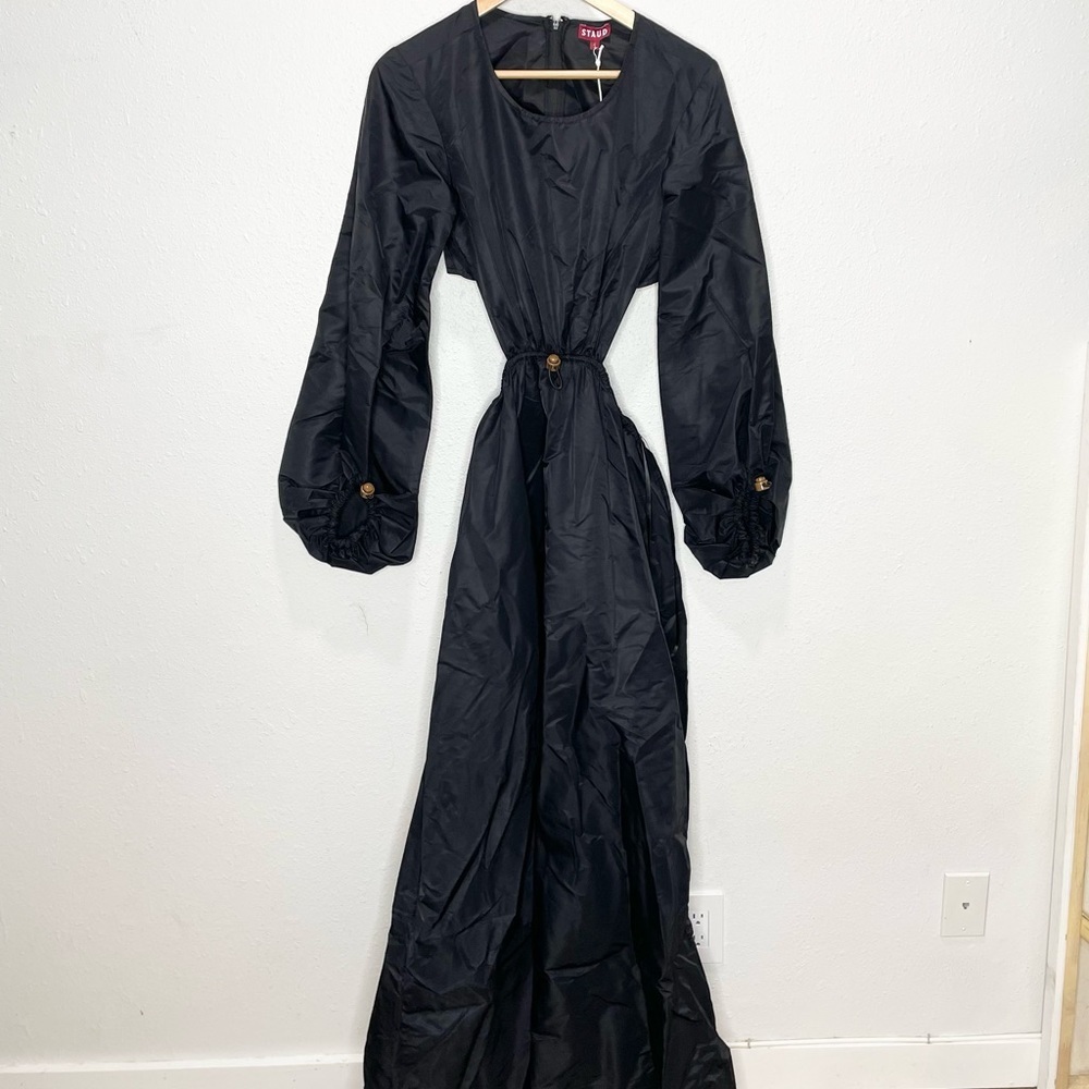STAUD Ivy Maxi Dress In Black Small NWT - Picture 7 of 11